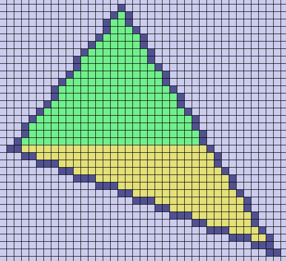 Заполнение треугольника